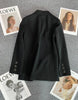 Elegant Office Lady Blazers for Women Long Sleeve Single Button Blazer Coats Female Top Suit Jackets Outerwears
