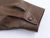 Solid Leather Moto Jacket For Women Winter Turtleneck Retro Coats Asymmetry Elegant Vintage PU Jackets