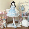 Han Mushroom Liang Original Design Lolita Dress Flower Marriage Jsk Suspender Dress Women