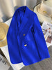 Women's Blazer Spring Autumn Korean Long Sleeve Office Straight Suit Jacket Casual Loose Street Blazers Coats