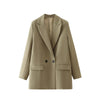 Blazer Woman Black Beige Khaki Blue Green Gray Women coat Office Wear Women's Blazers Jacket Outerwears