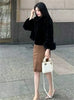 Korean Women Fur Thickening Outwear Advanced Female Faux Fur Coat Coat Autumn Winter Ladies Long Sleeves Plush Jacket