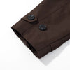Brown Trench Coat Woman Long Sleeve Urban Solid Cropped Women's Trench Coat Casual Classic Jackets Outerwears