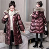 Winter Large Fur Collar Belt Thicken Down-cotton Jacket Women's Mid-length Coats Warm Slim Puffer Jacket Windbreaker Jacket