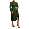 Women's Set Full Sleeve Long Blazer Coat+ Long Dress Suit Winter Streetwear Two 2 Piece Set Africa OL Work Outfits