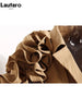 Spring Autumn Long Black Khaki Trench Coat for Women Belt Elegant Chic Stylish Designer Clothes Runway