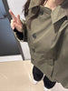 Women's Jackets Green Oversized Hoodies Autumn Winter Coats And Jackets Long Sleeve Loose Removable Hood Outerwears