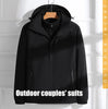 Woman Hiking Jacket Winter Outdoor 3 In 1 Waterproof Windproof Coats Warm Thickened Solid Camping Climbing Fleece Hooded Jacket
