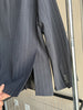 Fall/Winter Women's Street oversized pinstripe shoulder-padded loose suit jacket for women