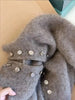 Fluffy Knitted Cardigans Sweater Design Double Breasted Sweater Coat Women Autumn Winter Lazy Zipper Knit Top