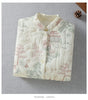 Lightweight And Artistic Embroidered Cotton Coat Women's Retro Autumn Winter Chinese Quilted Jacket Short Tops A294