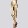 Autumn Women Velvet PU Leather Pants Elastic Stretch Faux Skinny Leather Pencil Pants Y2K Female Sexy Lady Trousers