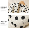 Autumn Blazer Women's Polka Dot Suit Waist Polka Dot Beige Coat