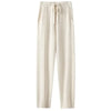 Cashmere Sweatpants Women Autumn Winter High Waisted Drawstring Pants Casual Knitted Harem Pants