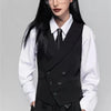 women's casual suits with a lapel collar, business vest, British style sense, gun lapel collar, slim fit vest, jacket