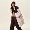 Down Jacket Women Long Length Waterproof Oil-proof Stain-proof Winter Detachable Hooded Winter Clothing Coats