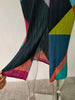 Pleated Batwing Sleeves Dress For Women's Autumn High End And Relaxed Print V-neck Holiday Dresses 17G1980