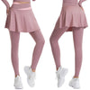 Women's Sports Pants Outdoor Yoga Culottes Tennis Gym Training Running Trousers Dance Fitness Leggings Pleated Skirt S M L XL