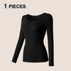 Seamless Thermal Underwear Women Sexy Ladies Autumn Winter Bottoming Shirt Trousers Female Single Layer Thermal Shaping Clothes