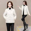 Autumn Winter Middle-aged Mother's Women Parkas Short Down Cotton Jacket Female Thin Loose Cotton Padded Parka Outwear