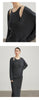 French Knitted Set Dress Women's Early Autumn Woolen Hoodie Strap Skirt Two Piece Set