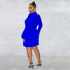 Elegant Women Blazer Women Autumn Winter Streetwear Robe Femme Blazer Style Bodycon Midi Dress Female Clothing