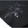 Black Sequin Embroidery Blazer 2 Piece Set Women Full Sleeve Lapel V-neck Loose Wide Leg Pants Suit Lady Spring Autumn Wear