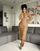 Women Long Sleeve Tassel Bodycon Midi Knit Straight Maxi Dress Autumn Winter O-neck Sweater Vestidos Dresses