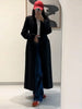 Office Lady Blazer Jacket Shoulder Pad Long Sleeve Lapel Female Coat Spring Button Pocket Lady Commuting Outwear
