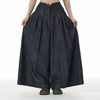 Korean-style Retro Patchwork Denim Pants for Women Autumn2026 Wide-leg Pants