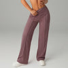 High Waisted Yoga Pants for Women, Loose Wide Leg Workout Trousers with Pockets for Running and Outdoor Exercise