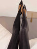 Korean Winter Black High Waisted Skinny Y2K Women Pants Sexy Glitter Casual Club Leggings Pants Long