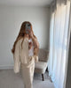 Women O Neck Long Sleeve Embroidery Jacket Front Zipper Loose Crop Outerwear Lady Commuting Casual Outfits