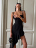 Camisoles Solid Sheath Elegant Women Dresses Irregular Hem Party Sexy Club Outifts Female Bodycon Fitness Robes