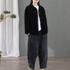 Women Corduroy Jacket Korean Version Retro Versatile Casual Jacket With Pockets Solid Loose Top Outerwear Coat S-6XL
