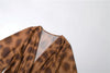 Patchwork Dress Women Autumn Swing Collar Full Sleeve High Street Wild Style Hipster Mini Bodycon