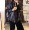 Yudx Pleated Long Sleeve Turndown Collar Cardigan Coats Woman Autumn Winter Loose Batwing Sleeve Short Jacket Designer Clothes
