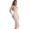 Plus Size Woman Clothing High Elasticity Abdominal Compression Slim Slip Dress Female Elegant Party Dresses