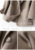 Women's Coat Pure Wool Plaids and Tweedst Camel Women's Coat Elegant Trench Coat