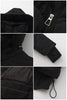 Women's Bomber Jacket Hooded Cropped Coat Winter Jacket Woman Cool Warm Clothes Coffee Black White Clothing XXL