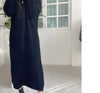 Autumn Winter Loose Turtleneck Women's Knitted Long Dresses Long Sleeve Vintage Straight A-line Dress Female