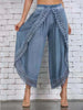 Lace Harem Pant Women Loose Solid Wide Leg Arc-Shaped Cutting Pants Women Lace Long Leggings Oversize 5Xl