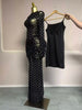 Women Flare Long Sleeve Stacked Dot Mesh See Though with Lining Maxi Long Dress Evening Birthday Sexy Party Dresses