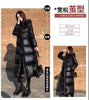 Winter Over The Knee Warm Jacket Hooded Outwear Female Parka Thick Down Cotton Padded Women Long Cotton Bread Coat 4XL