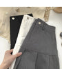 Y2K Vintage High Waist Pleated Skirt Women College Style Uniforms Safety Pants Mini Skirts Woman Korean Street Slim A-Line Skirt