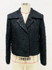 High Street Runway Designer Jacket Women's Beaded Floral Jacquard Trimmed Jacket