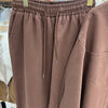 Korean Lapel Denim Shirt Set Women's Loose Casual Two-piece Set Solid Color Wide-leg Pants Set
