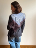 Western Fringe Blazer For Women Lapel Print Back Patchwork Loose Mid‑Length Coat Autumn Casual Street Cowgirl Lady Outerwear