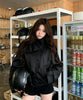 Women's Autumn Winter Jacket Double Breasted Stand Collar Solid Trench Coat Chic Korean Retro Clothes Lady Casual Coats