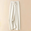 Thick Warm Knitted Casual Chic Basic Soft Elastic High Waist Women's Pants Korean Straight Ankle-Length Pants For Women